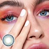 Lentillas Graduadas Premium De Color Azul Caramelo